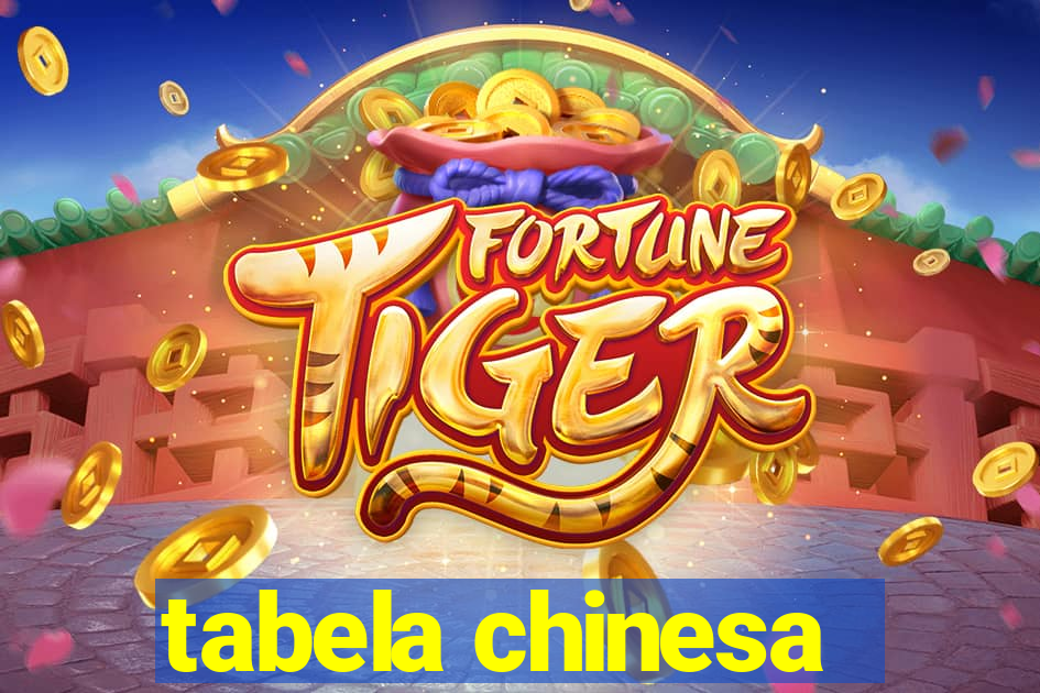 tabela chinesa